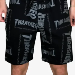 Bermuda Thrasher Skatmag Rustico Negro