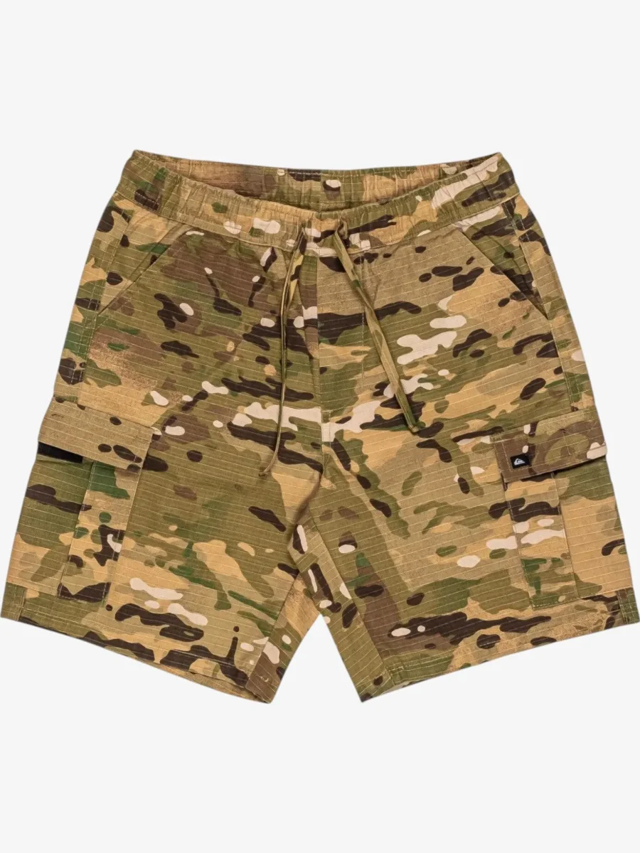 Bermuda Quiksilver Niño Taxer Cargo Camuflado - Imagen 2