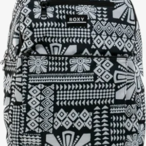 Mochila Roxy Here You Are Printed Negro Blanco