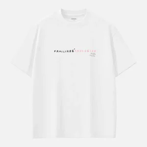 Remera Familyarg Analogico Supersized Blanco