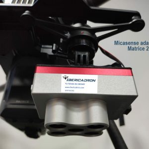 Adaptador cámara multiespectral a DJI Matrice 200