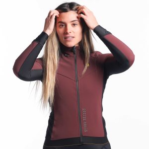 Chaqueta ciclista impermeable PURE FENIX ROSEWOOD (MUJER)