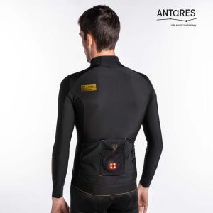 Chaqueta ciclista con luz de seguridad ANTARES (HOMBRE)