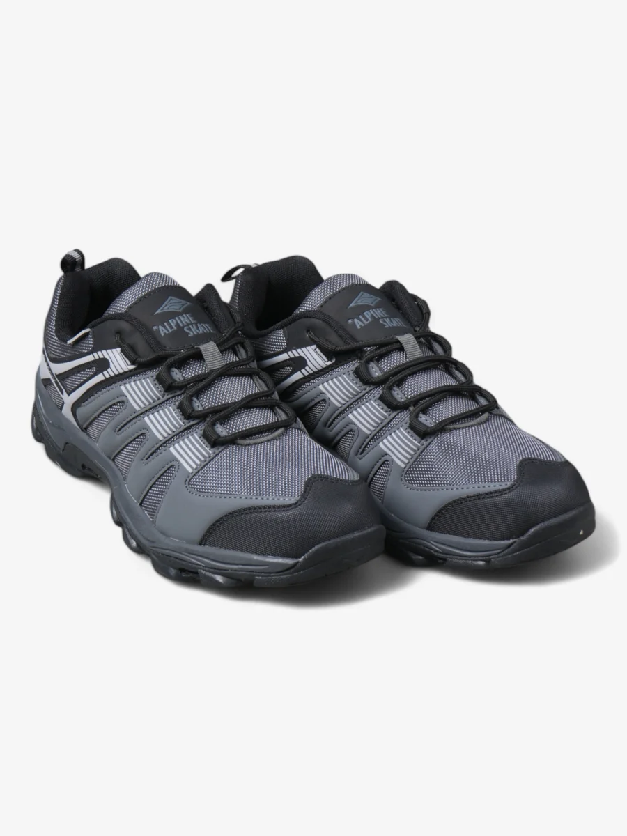 Zapatillas Alpine Skate Cervino Trekking Senderismo Negro Gris - Imagen 3