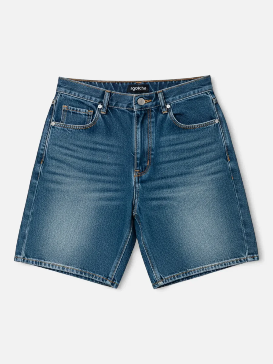 Bermuda Gotcha Blue Denim Walks Azul - Imagen 2