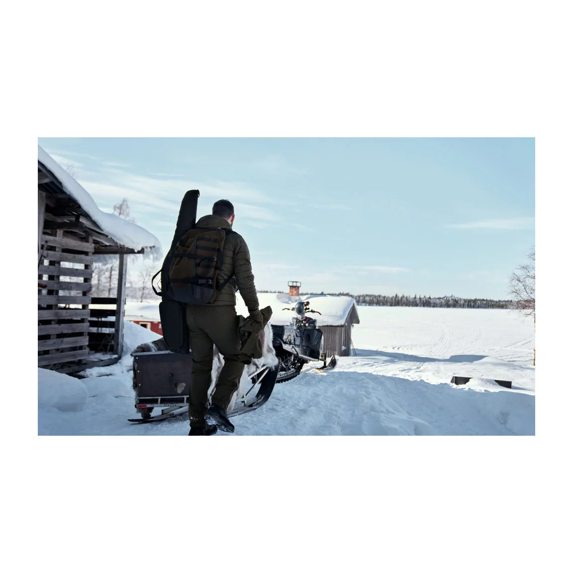 Mochila de caza Harkila Forest Hunter 27 litros verde - Imagen 8