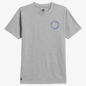 Remera New Balance QT Circular Logo Gris