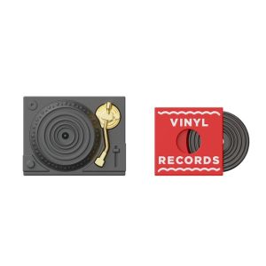 PIN TOCADISCOS+DISCO