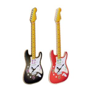 RELOJ PARED GUITARRA 2 COL.