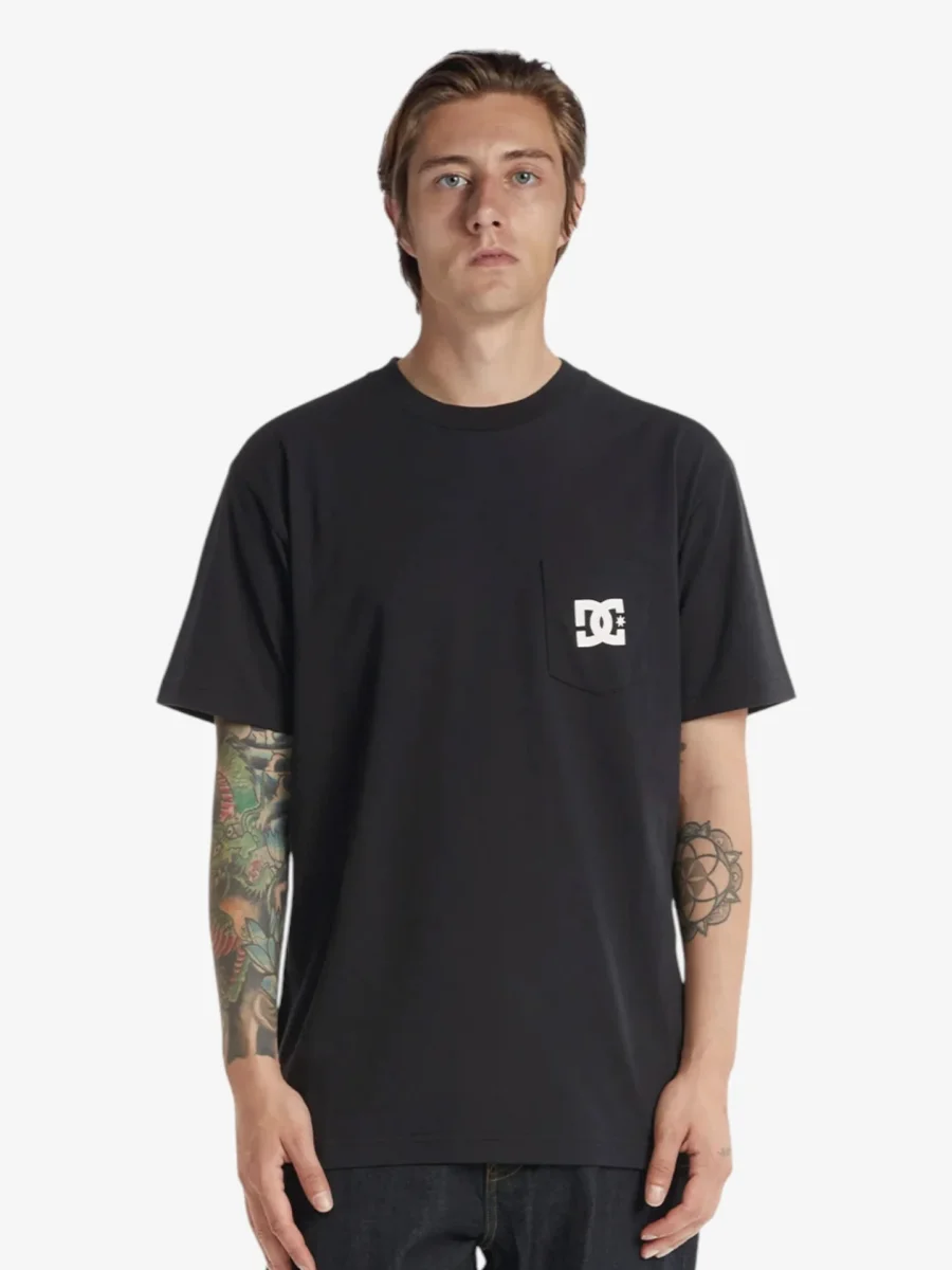 Remera DC Star Pocket Negro - Imagen 2
