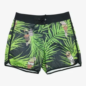 Malla Volcom Grid Parrot Verde