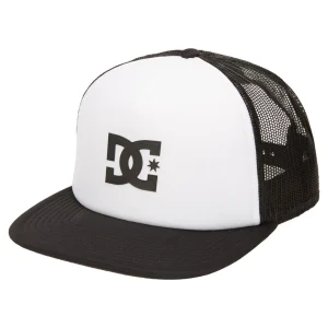 Gorra Dc Gas Station Trucker Negro Blanco