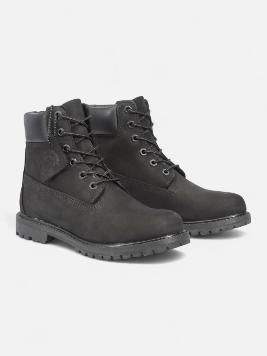 Botas Timberland Premium 6 Inch Waterproof Mujer Negro - Imagen 3