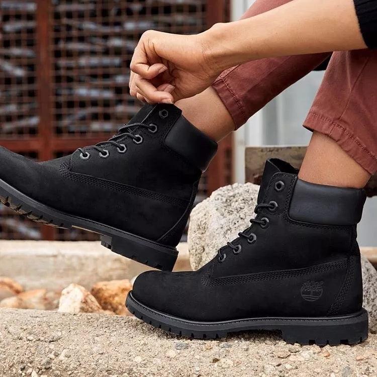 Botas Timberland Premium 6 Inch Waterproof Mujer Negro - Imagen 4