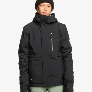 Campera Niño Quiksilver Snow Mission Solid Negro