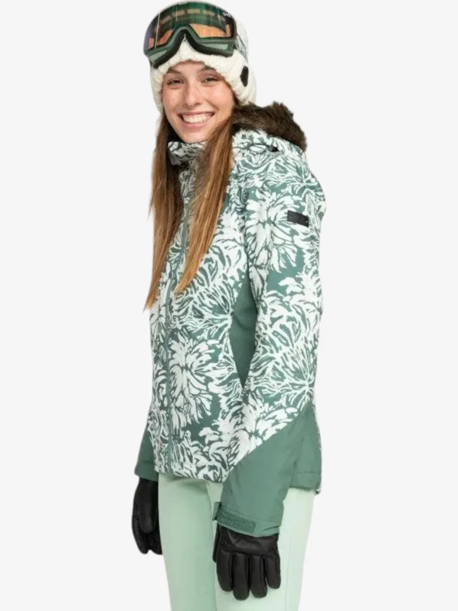 Campera Roxy Snow Jet Ski Premium Verde - Imagen 3