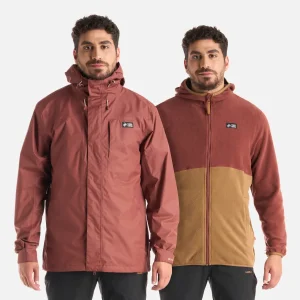 Chaqueta Hombre Corteza Vino Haka Honu