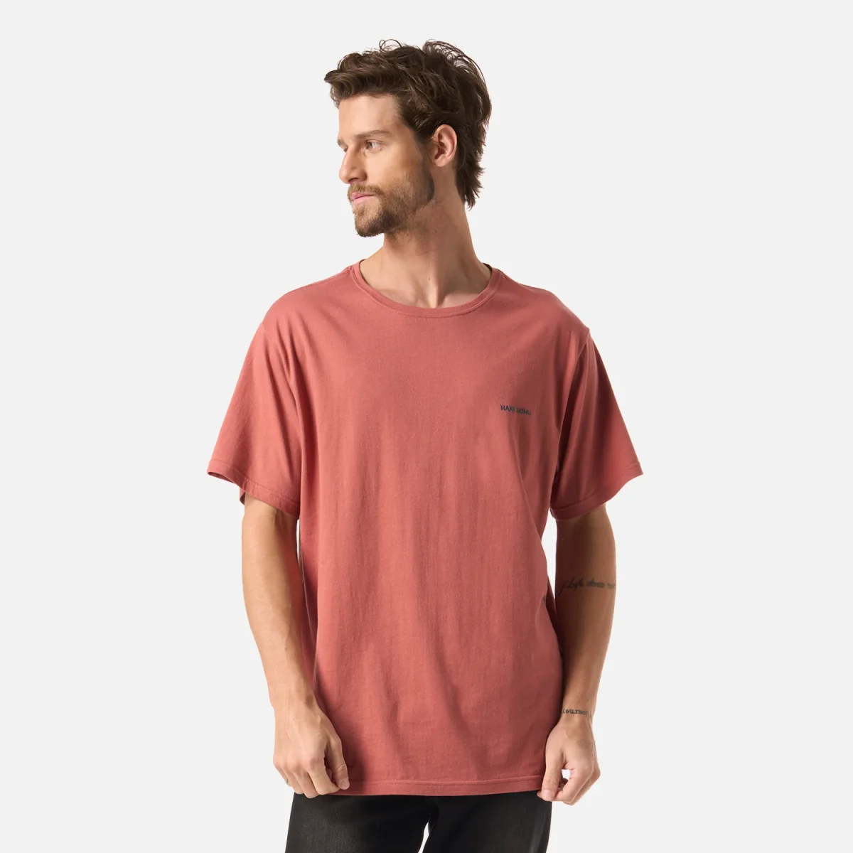 Polera Hombre Polo Terracota Claro Haka Honu - Imagen 2