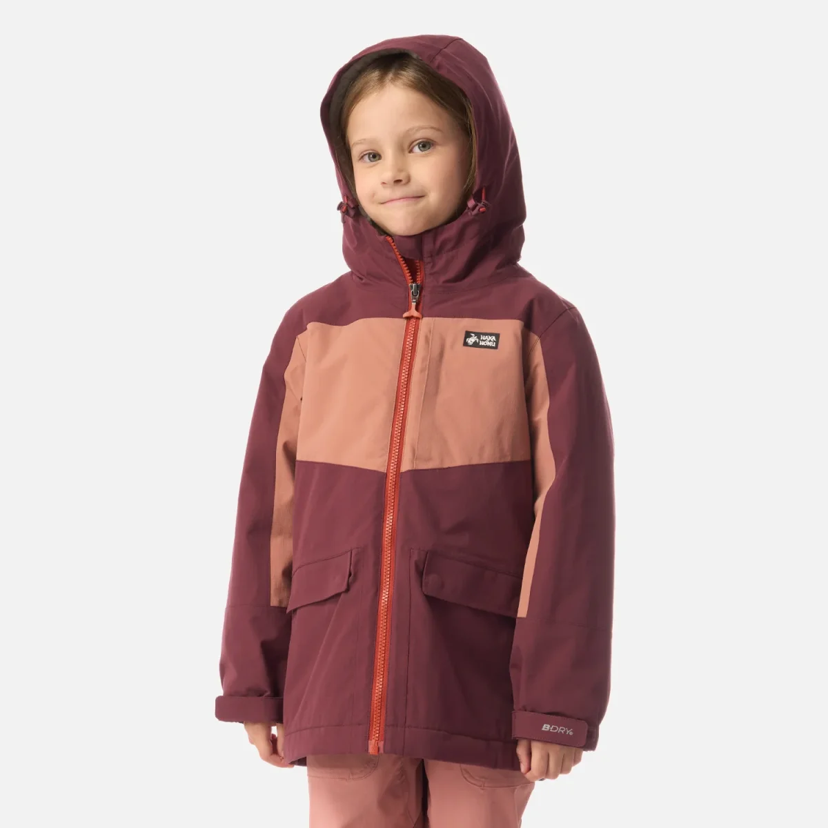 Chaqueta Niña Mini Diluvio Burdeo Haka Honu - Imagen 2