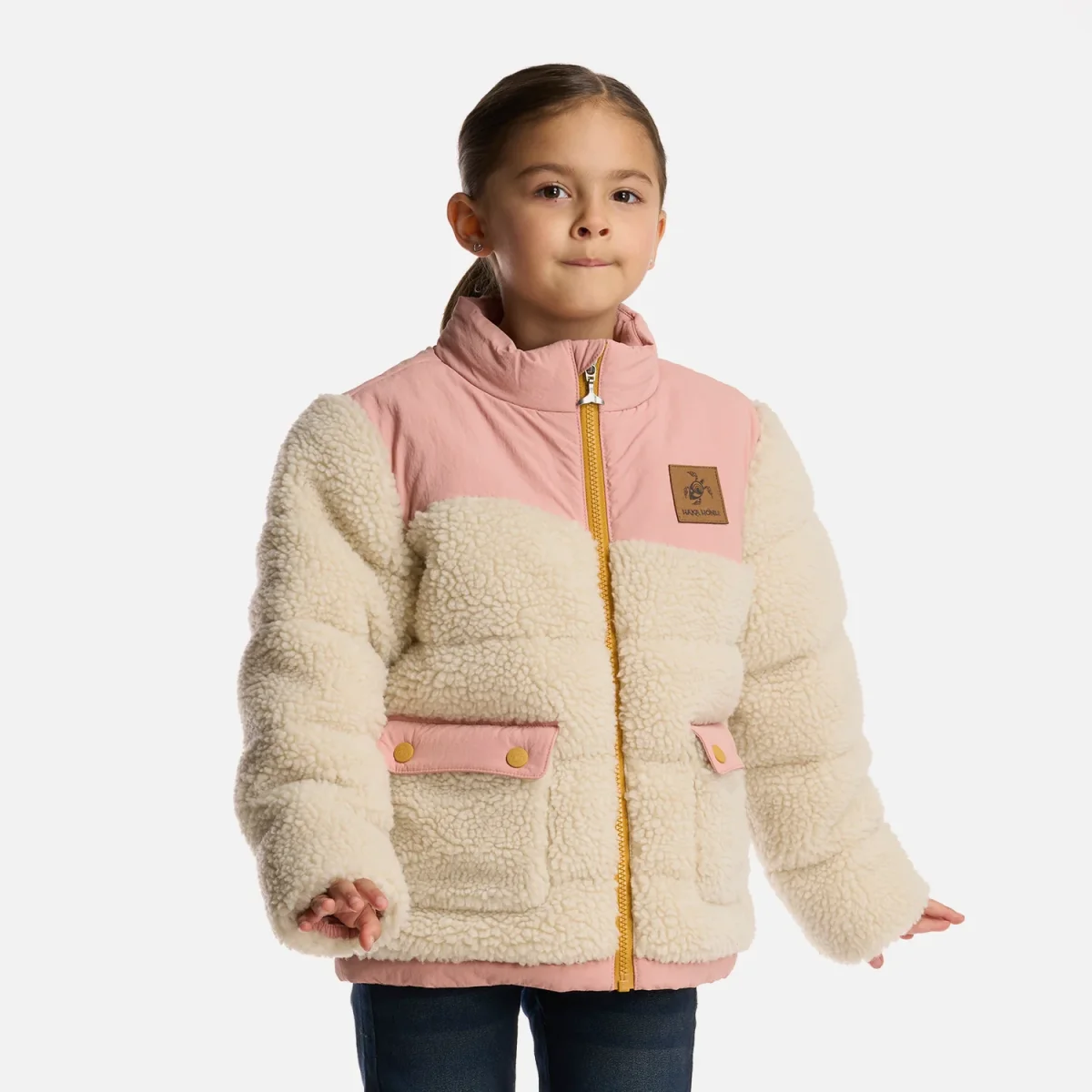 Chaqueta Niña Mini Bombastic Beige Haka Honu - Imagen 2