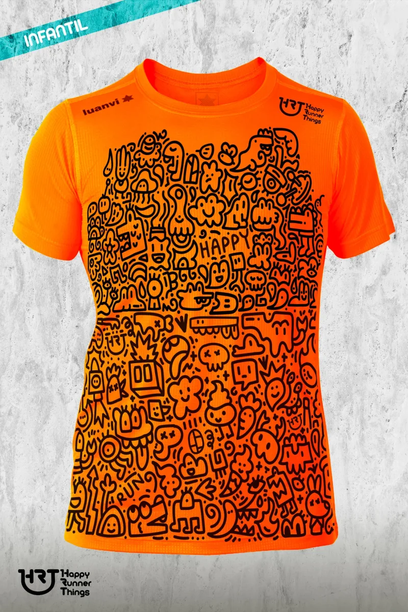 Doodles - Camiseta Running Junior/Kids - Imagen 3