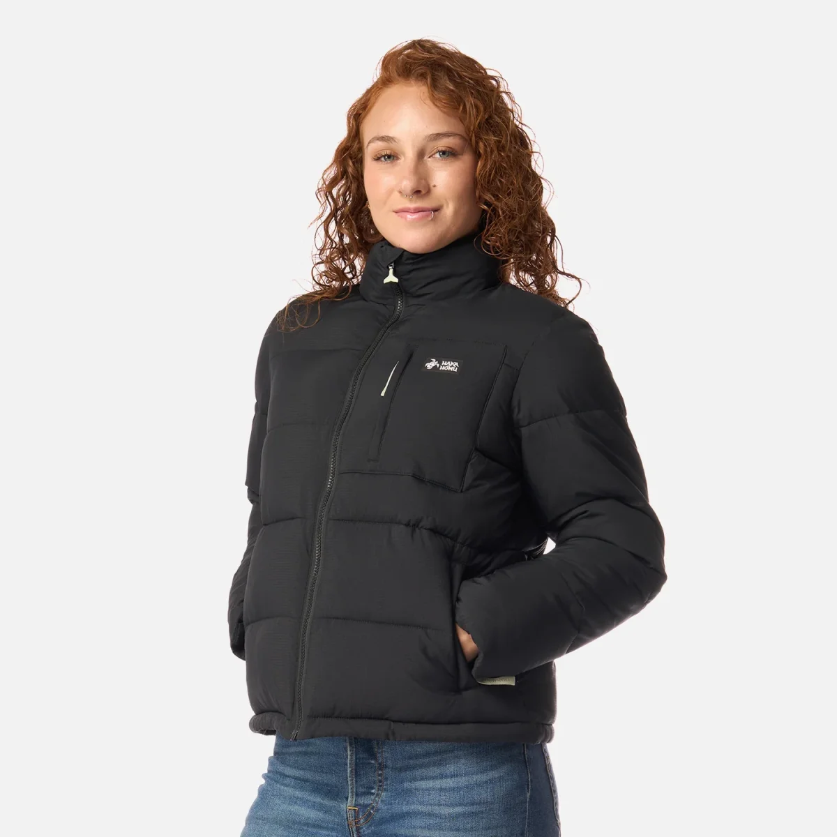 Chaqueta Mujer Aislada Negro Haka Honu - Imagen 3
