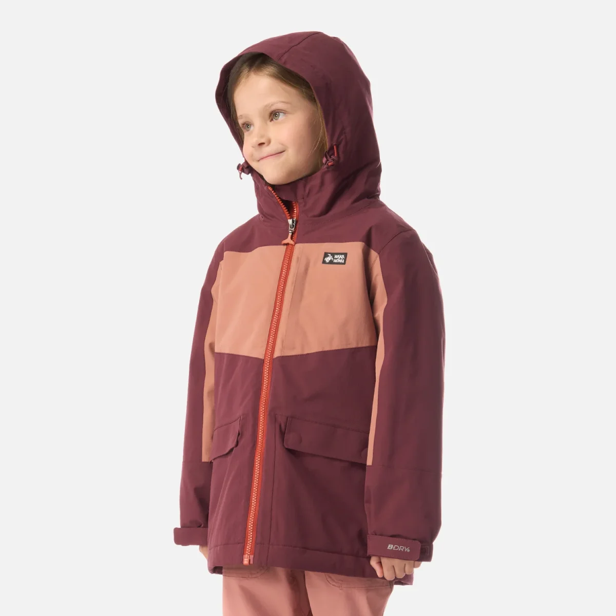 Chaqueta Niña Mini Diluvio Burdeo Haka Honu - Imagen 3