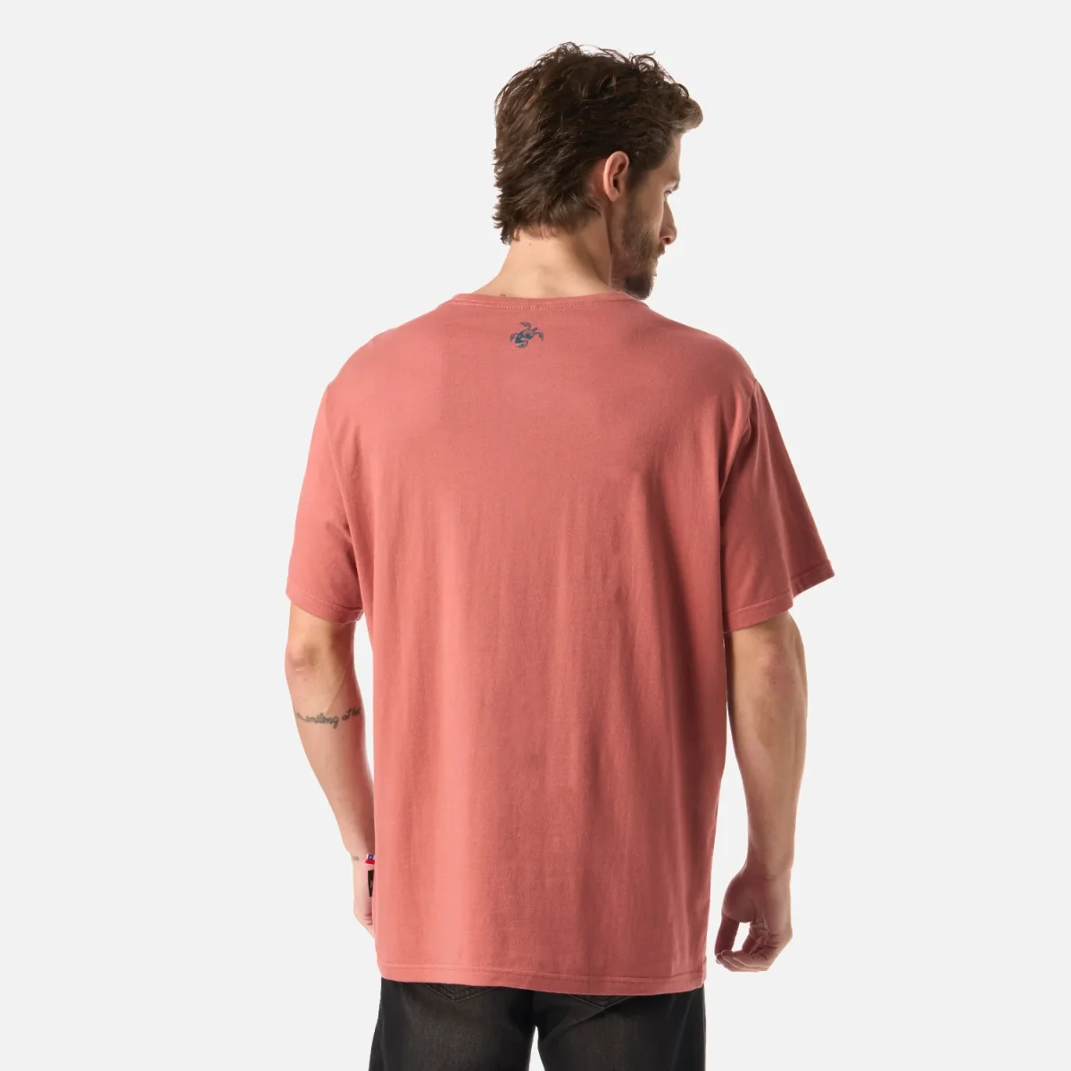 Polera Hombre Polo Terracota Claro Haka Honu - Imagen 4