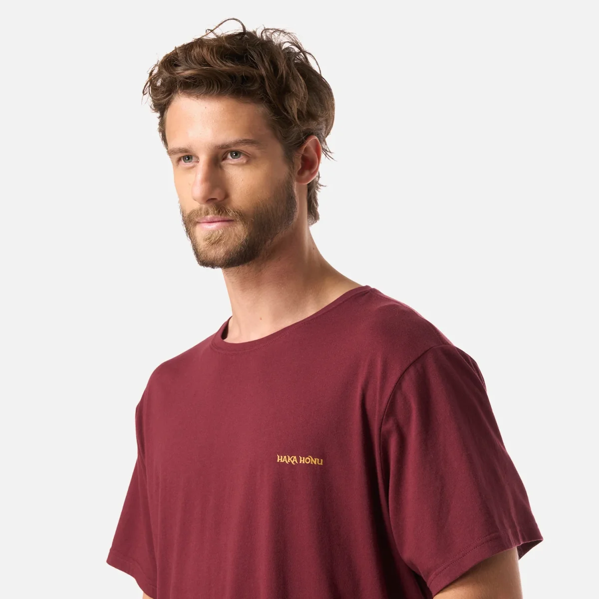 Polera Hombre Polo Burdeo Haka Honu - Imagen 5