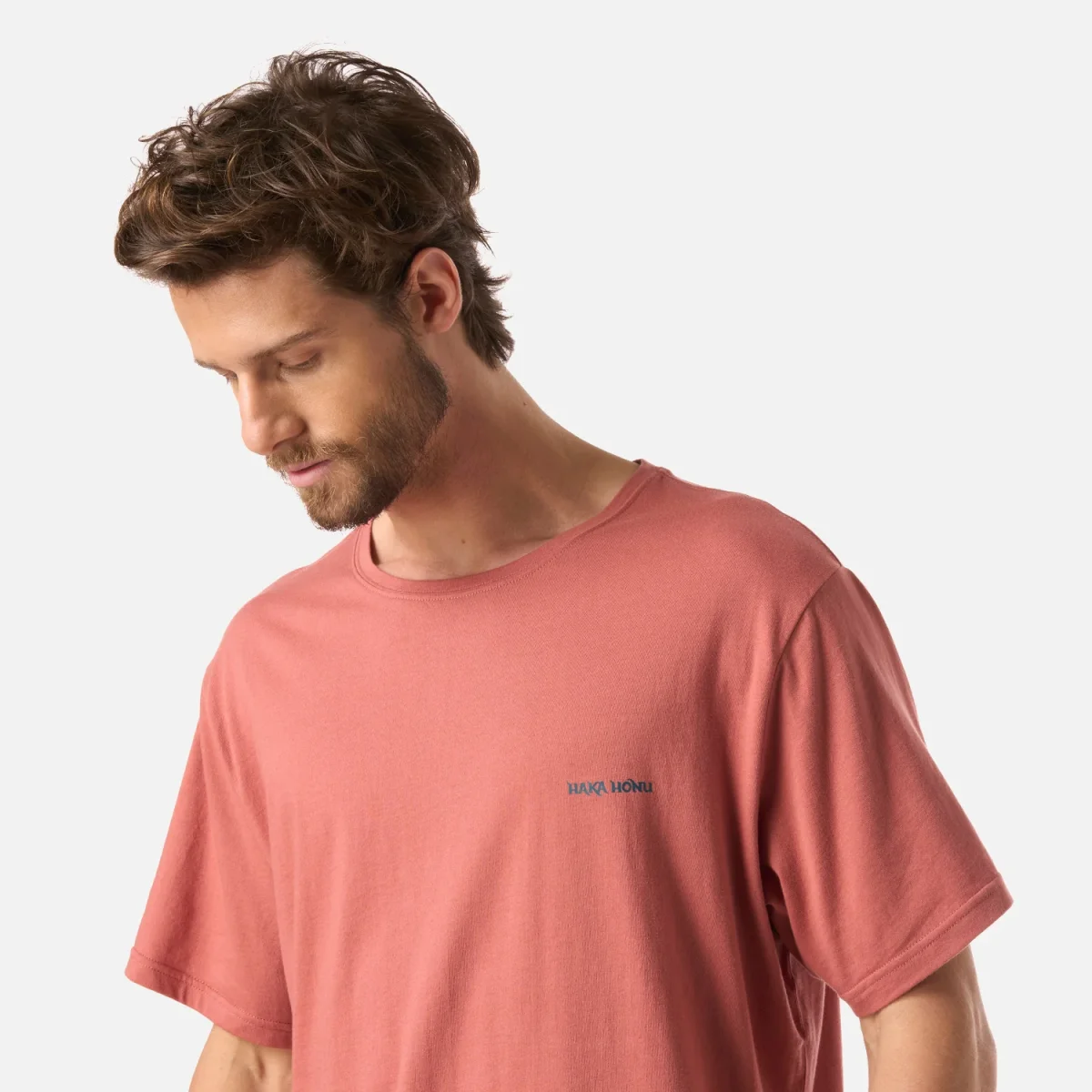 Polera Hombre Polo Terracota Claro Haka Honu - Imagen 5