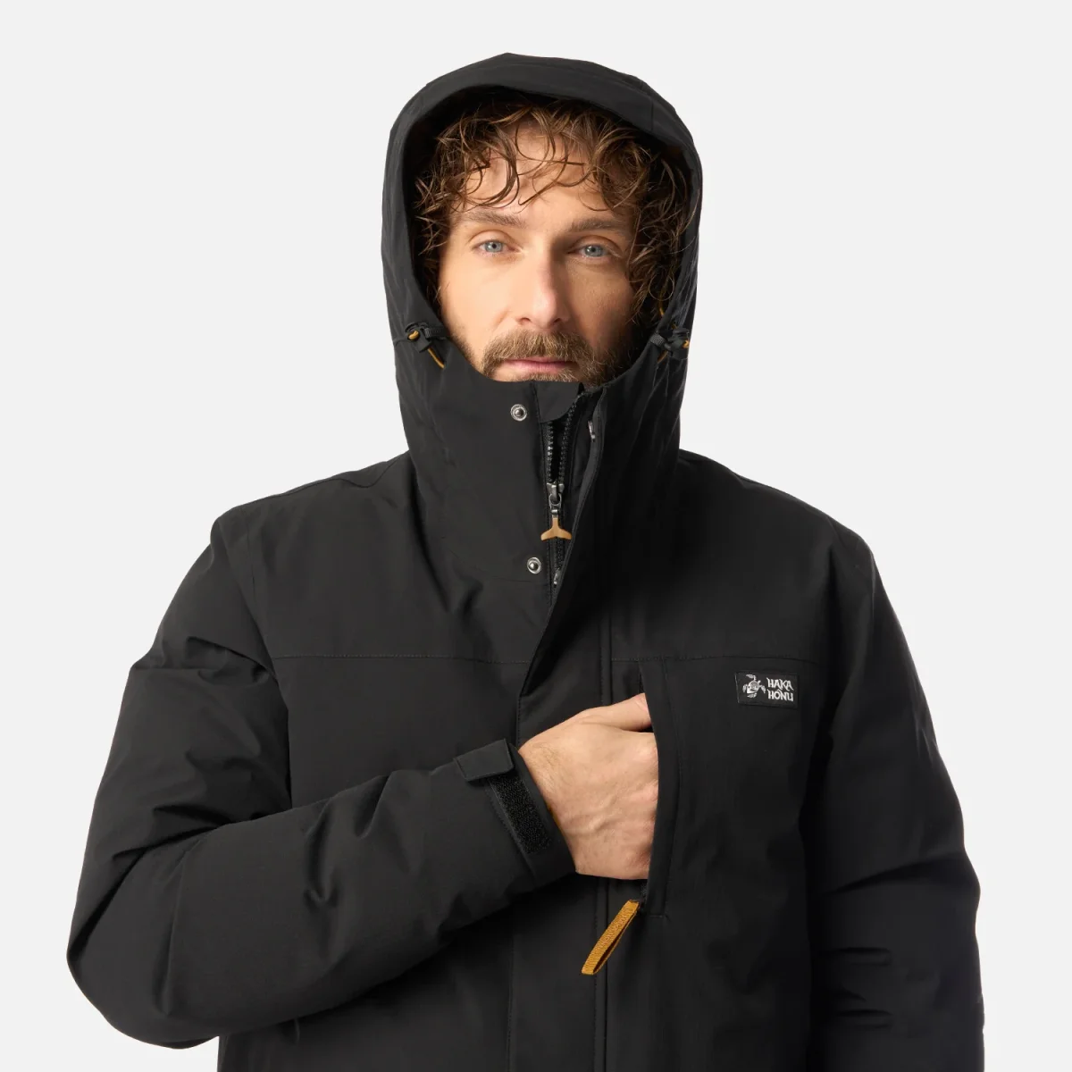 Chaqueta Hombre Diluvio Negro Haka Honu - Imagen 5