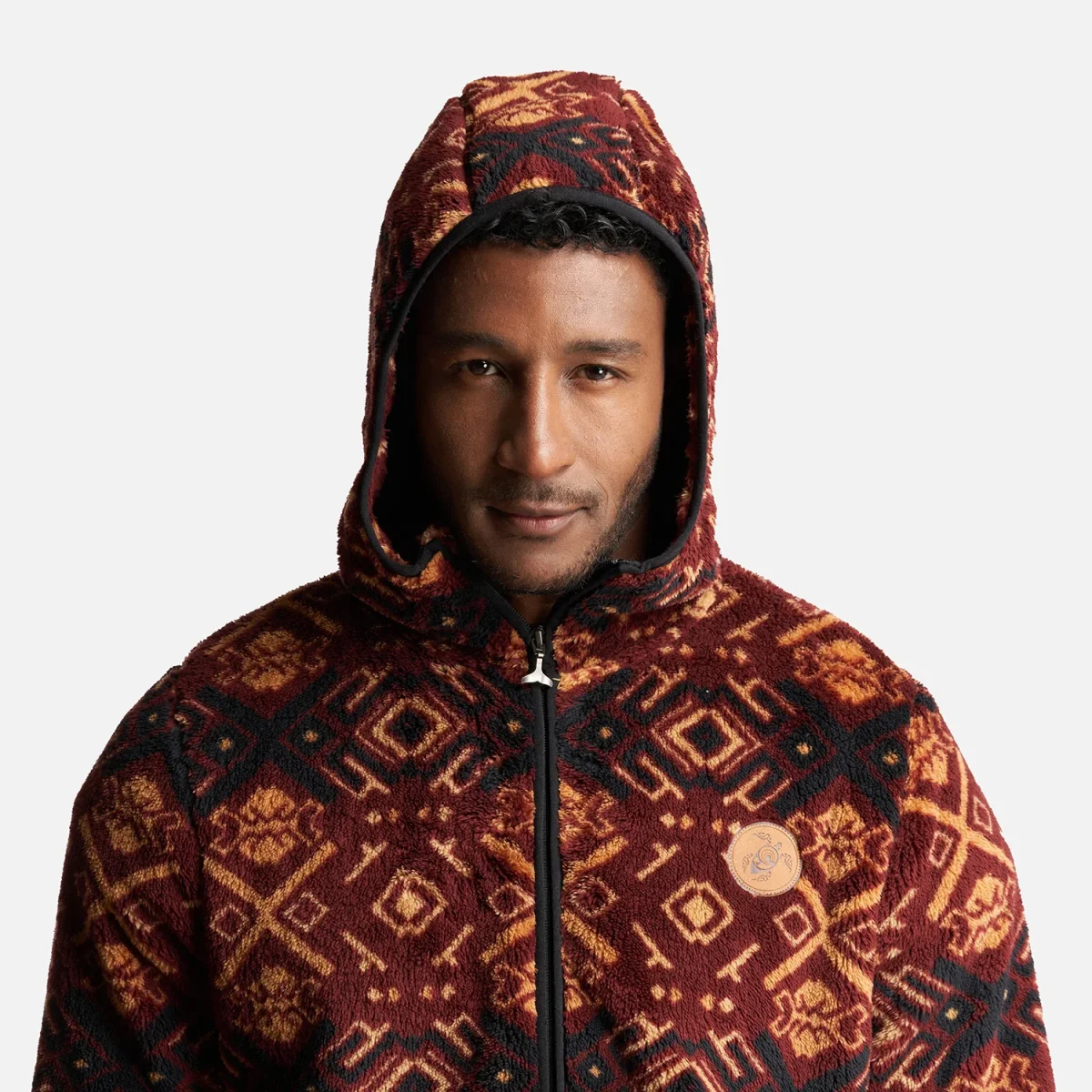Chaqueta Hombre Calur-oso Full Print Camel Haka Honu - Imagen 6