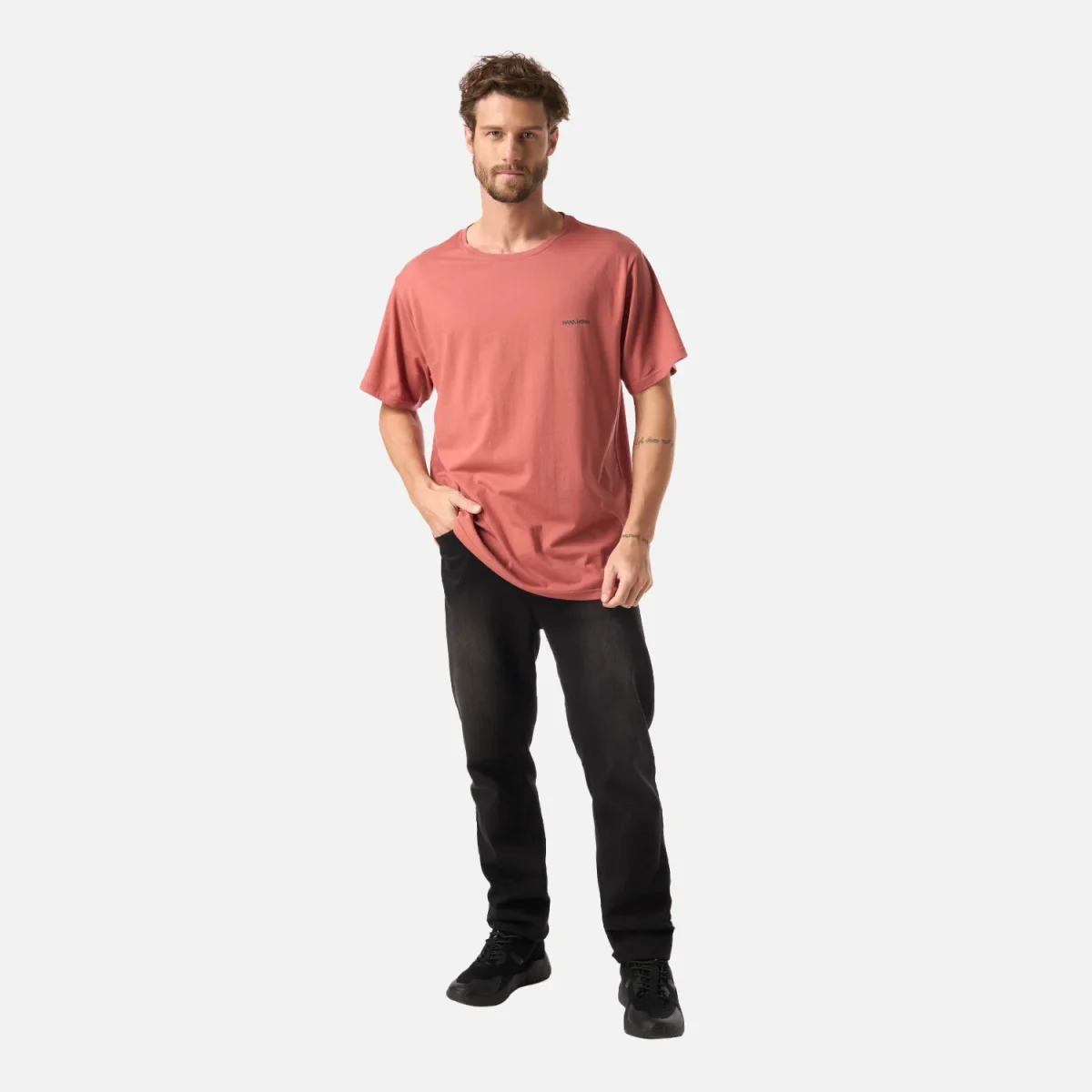 Polera Hombre Polo Terracota Claro Haka Honu - Imagen 6