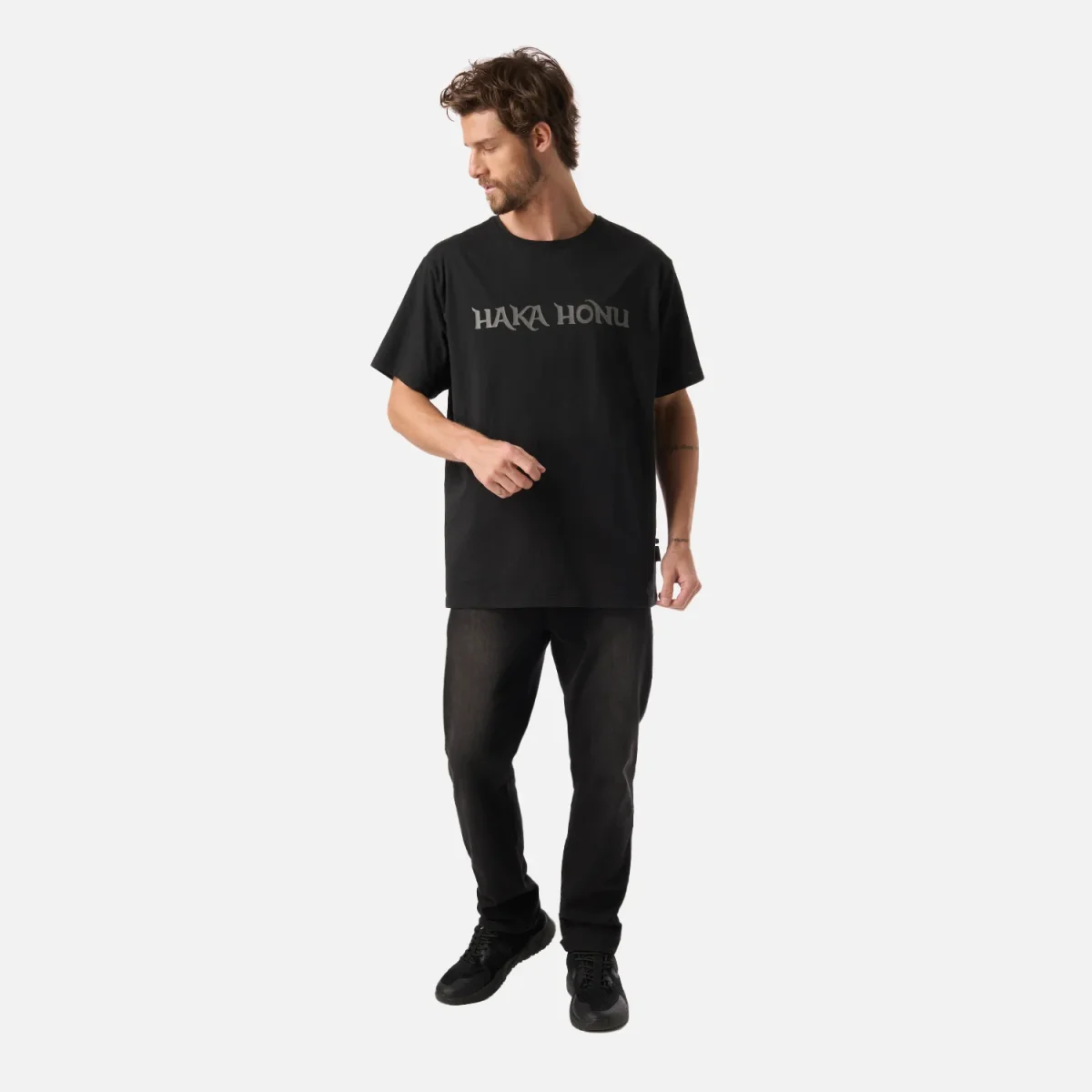 Polera Hombre Logo Negro Haka Honu - Imagen 6