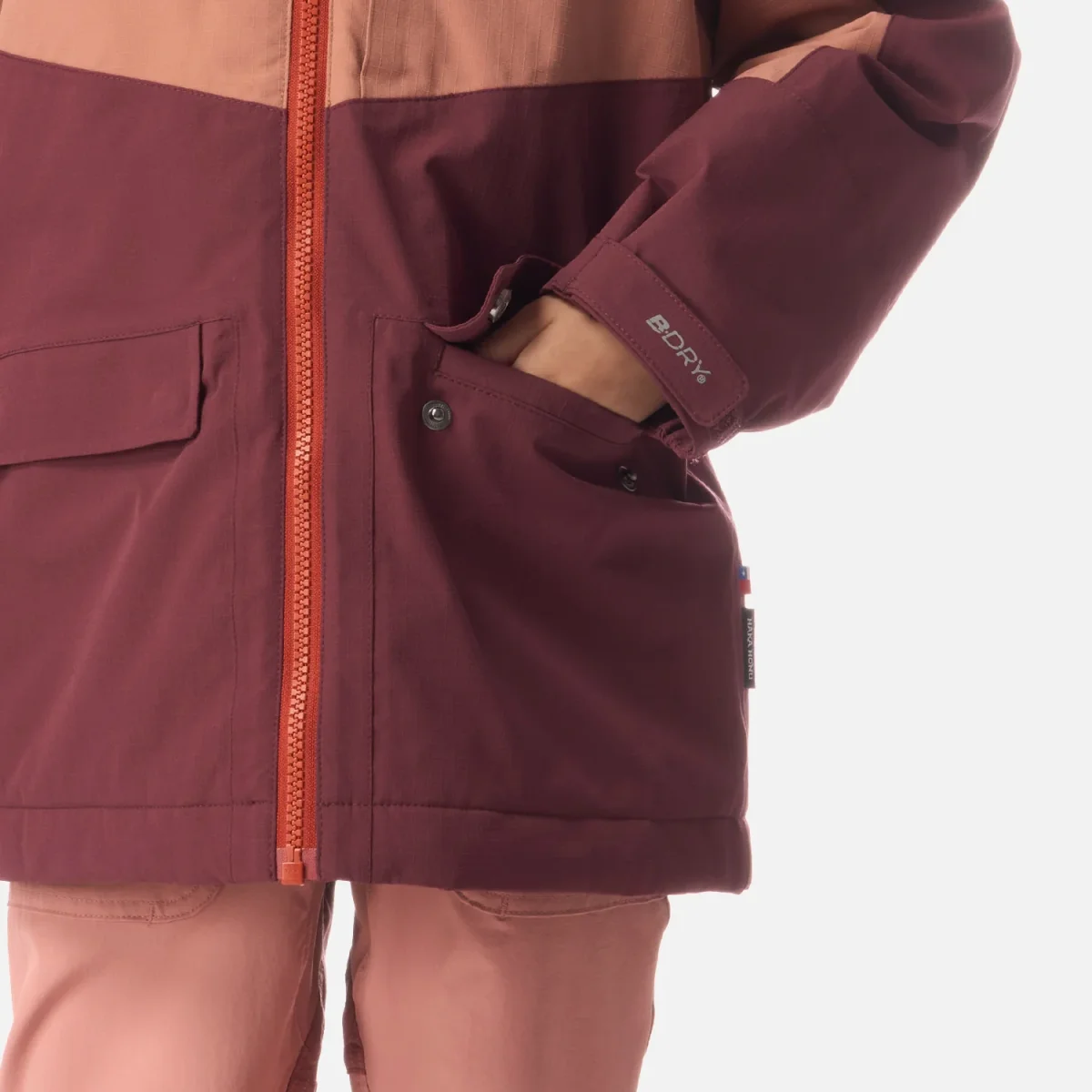 Chaqueta Niña Mini Diluvio Burdeo Haka Honu - Imagen 6