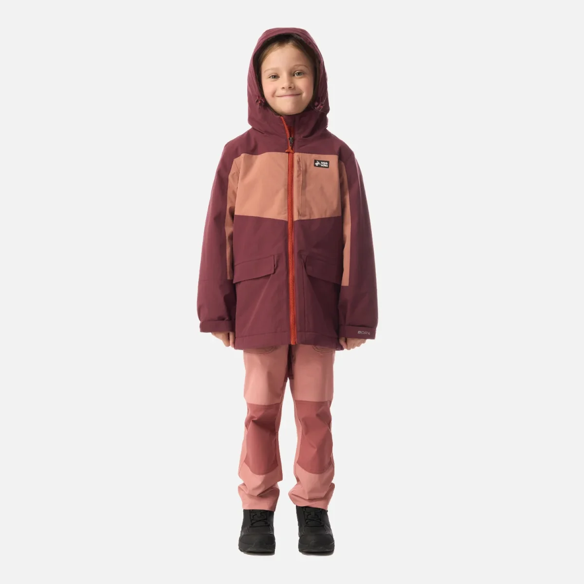 Chaqueta Niña Mini Diluvio Burdeo Haka Honu - Imagen 7