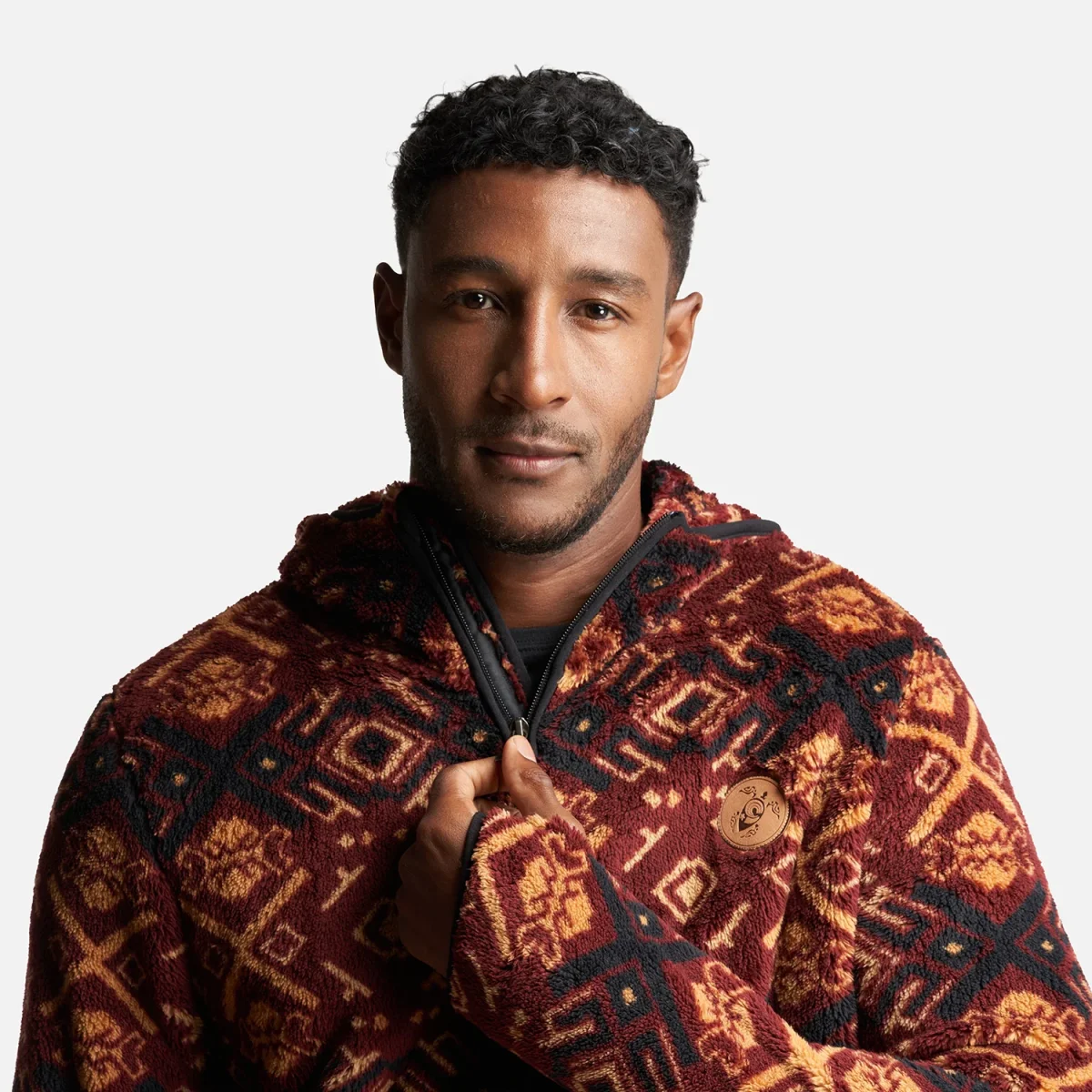 Chaqueta Hombre Calur-oso Full Print Camel Haka Honu - Imagen 8