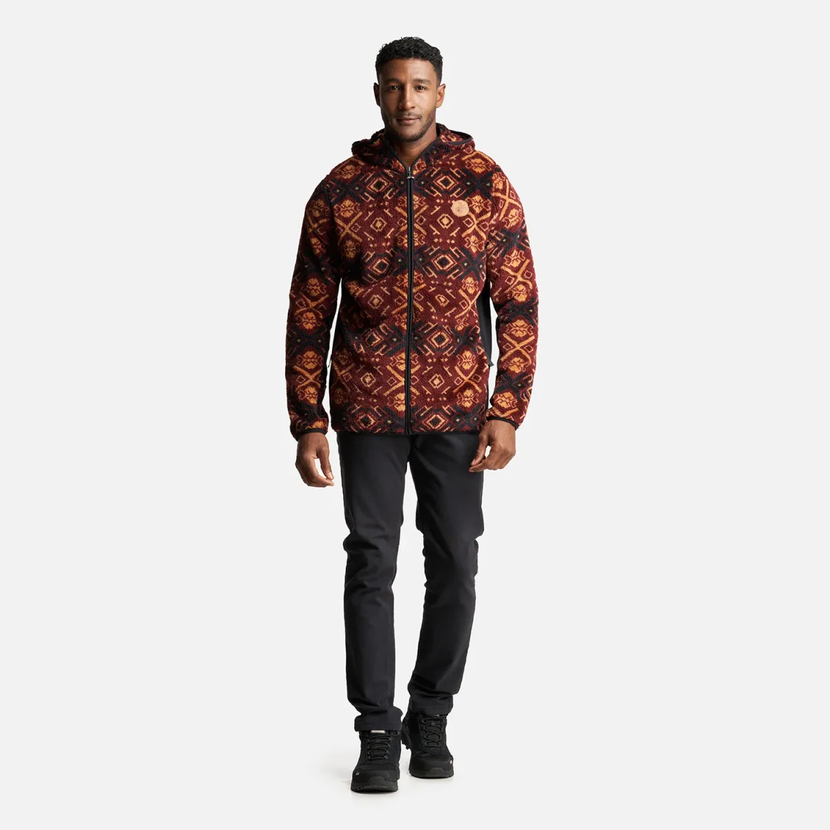 Chaqueta Hombre Calur-oso Full Print Camel Haka Honu - Imagen 9