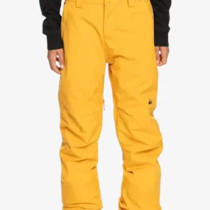 Pantalon Quiksilver Snow Estate Niño Amarillo