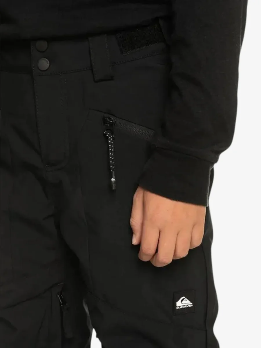 Pantalon Quiksilver Snow Estate Niño Negro - Imagen 4