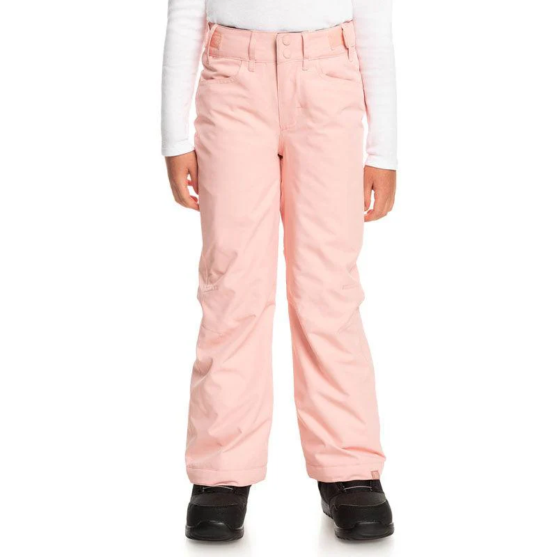 Pantalon Roxy Snow Backyard Niña Rosa Pastel