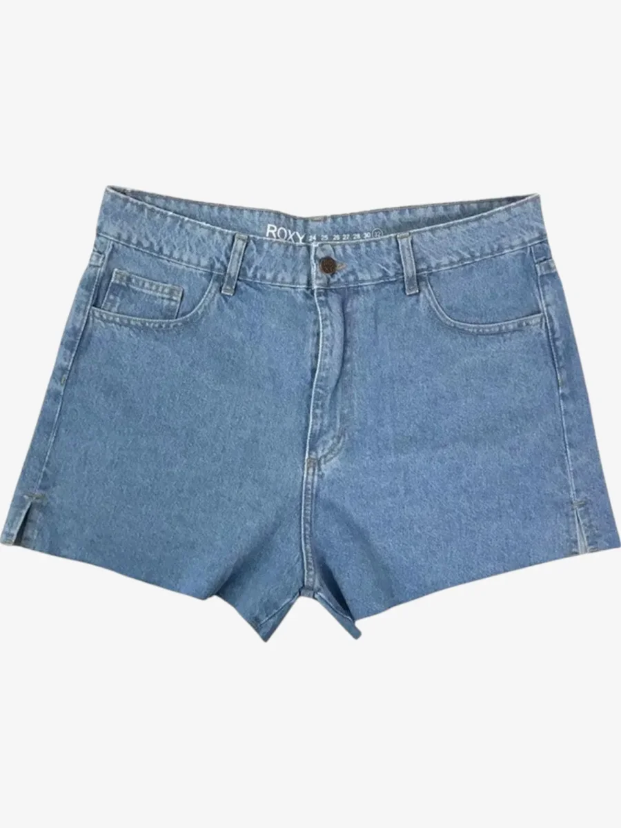Short Roxy Go To The Beach Celeste Mujer - Imagen 2