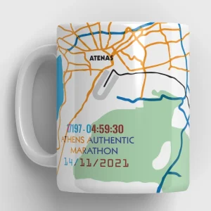 Trazados - Taza - Athens Authentic Marathon